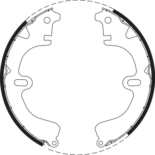 Brake Shoe Set - BS1602