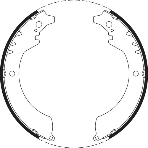 Brake Shoe Set - BS1607