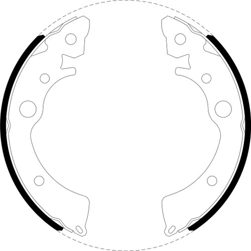 Brake Shoe Set - BS1610