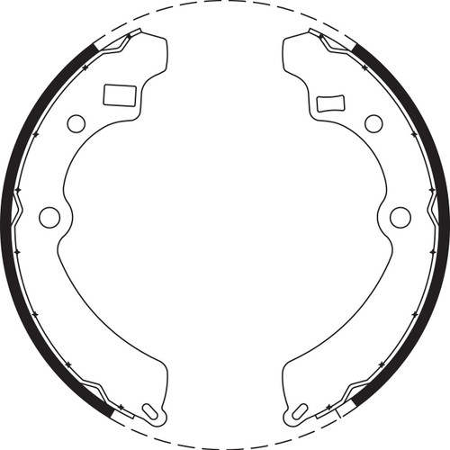 Brake Shoe Set - BS1617