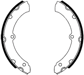 Brake Shoe Set - BS1631