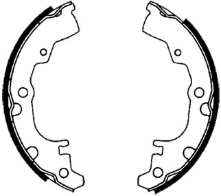 Brake Shoe Set - BS1632