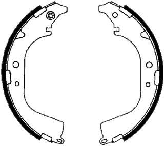Brake Shoe Set - BS1647
