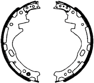 Brake Shoe Set - BS1652
