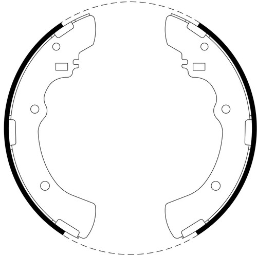 Brake Shoe Set - BS1653