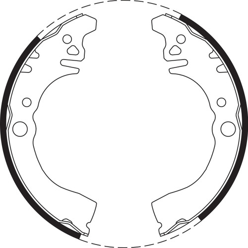 Brake Shoe Set - BS1658