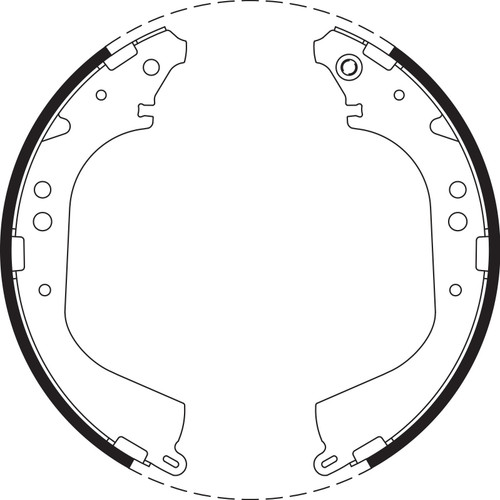 Brake Shoe Set - BS1660