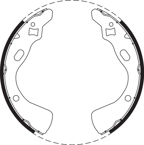 Brake Shoe Set - BS1664