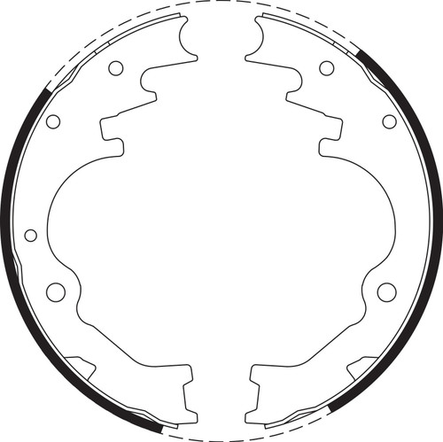 Brake Shoe Set - BS1665