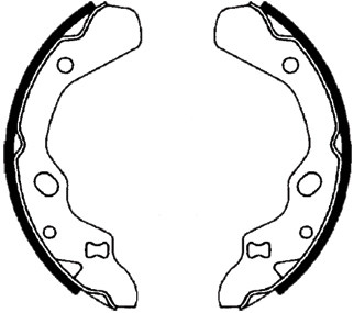 Brake Shoe Set - BS1671