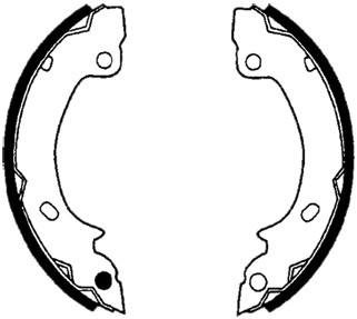 Brake Shoe Set - BS1679
