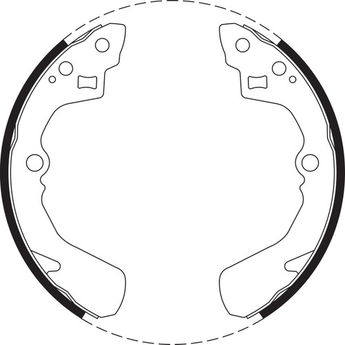 Brake Shoe Set - BS1682