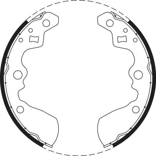 Brake Shoe Set - BS1684
