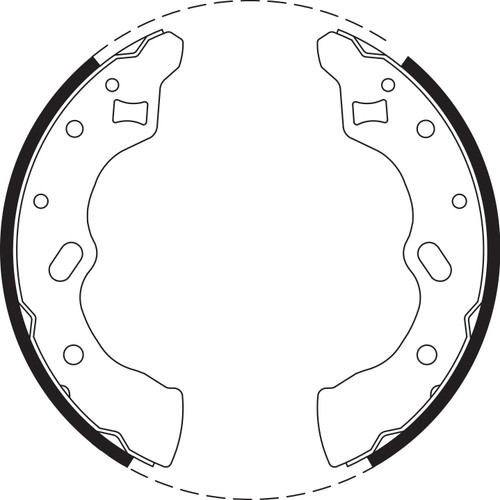 Brake Shoe Set - BS1696