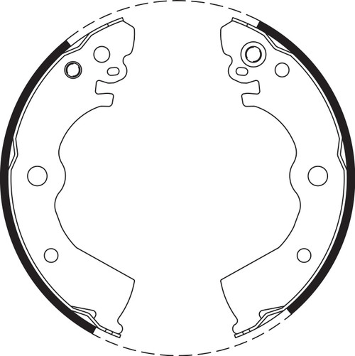 Brake Shoe Set - BS1697