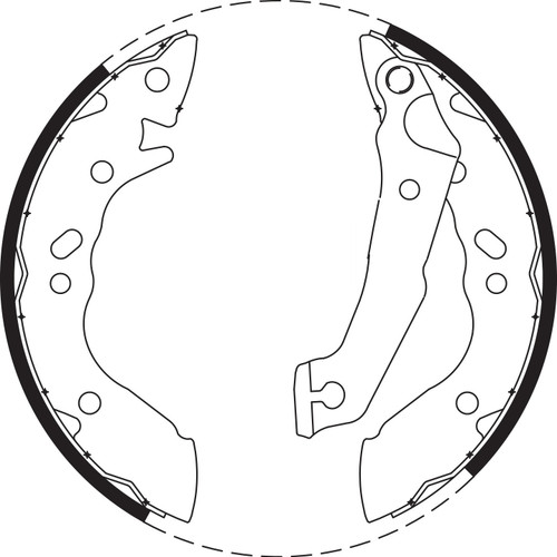 Brake Shoe Set - BS1701