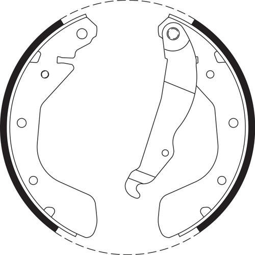 Brake Shoe Set - BS1705