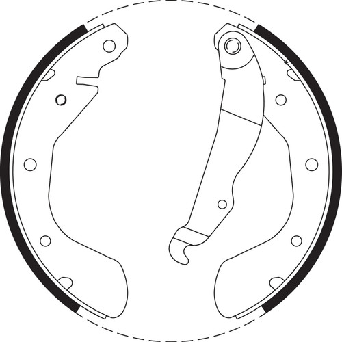 Brake Shoe Set - BS1710