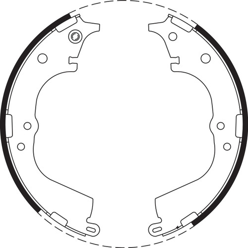Brake Shoe Set - BS1714