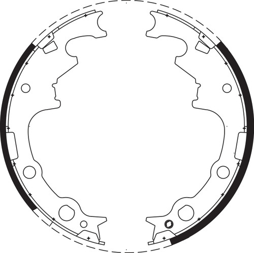 Brake Shoe Set - BS1715