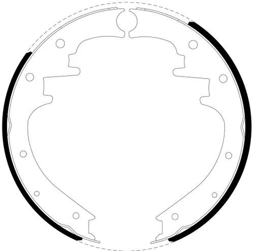 Brake Shoe Set - BS1716