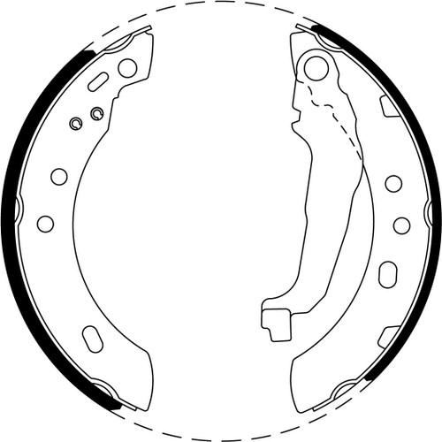 Brake Shoe Set - BS1725
