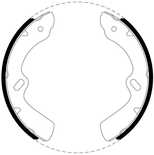 Brake Shoe Set - BS1733
