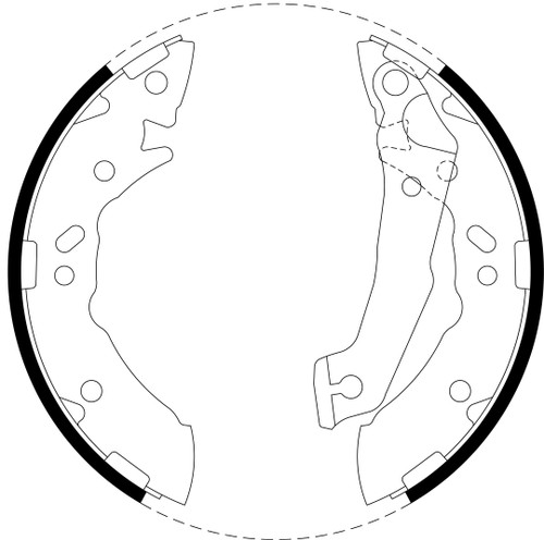 Brake Shoe Set - BS1739