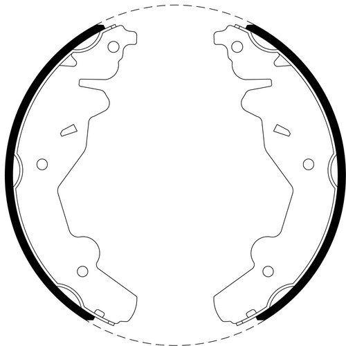 Brake Shoe Set - BS1754