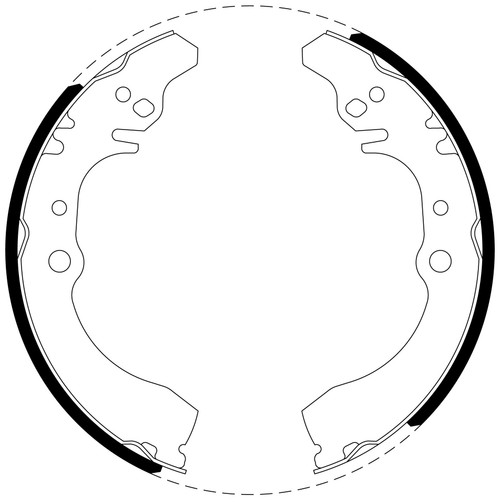 Brake Shoe Set - BS1755