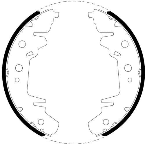 Brake Shoe Set - BS1756