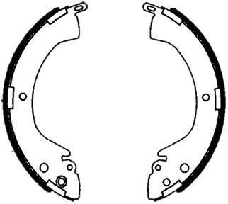 Brake Shoe Set - BS1760