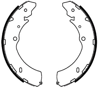 Brake Shoe Set - BS1793