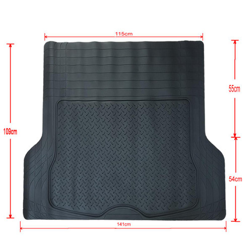 Boot Mat Liner Universal Fit Heavy Duty Rubber 4x4 4WD 1410 x 1090mm