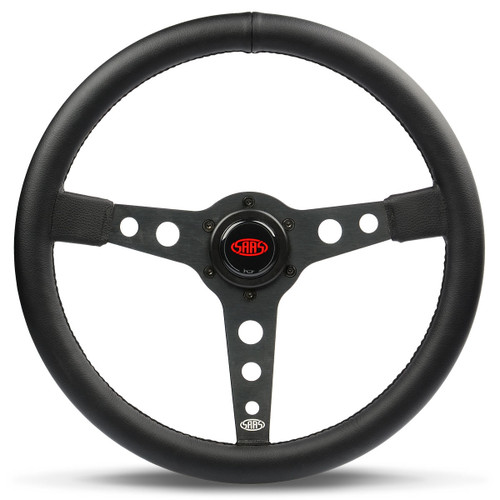 SAAS Steering Wheel Leatherette 350mm