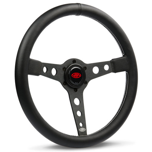 SAAS Steering Wheel Leatherette 350mm
