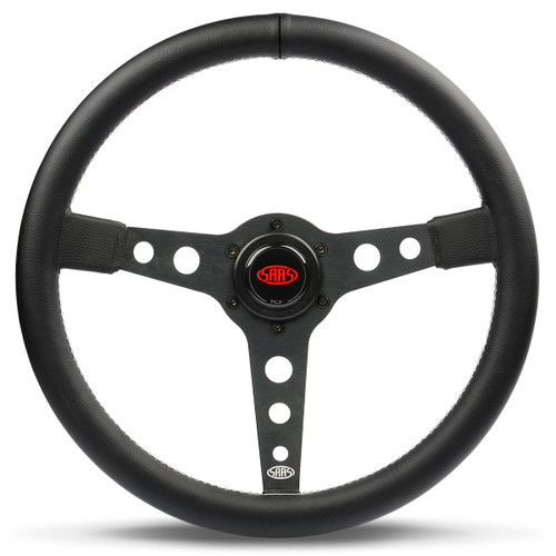 SAAS Steering Wheel Leatherette 350mm