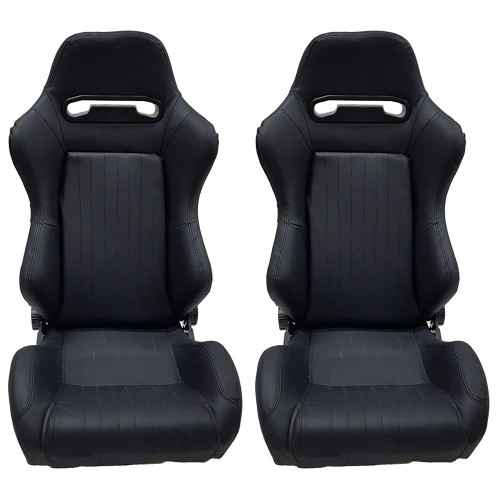 Comfort PU Leather Seat Black 
