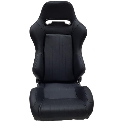 Comfort PU Leather Seat Black