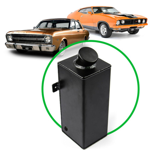 SAAS Windscreen Washer Bottle Black Alloy Suits Ford Falcon XR XT XW XY XA XB XC