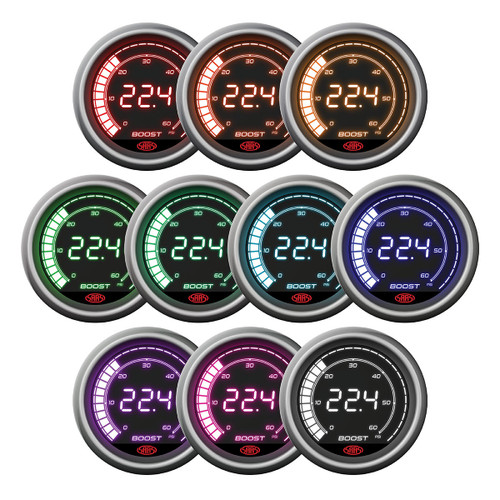 SAAS Boost Gauge Diesel 0-60psi 52mm Digital Series