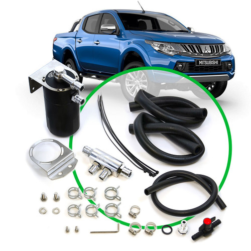 Oil Catch Tank Full Kit Triton MQ-MR 2.4L 2015- On Blk Tank