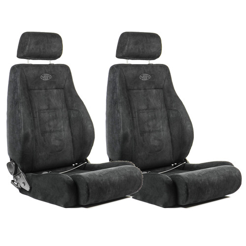SAAS Seat Trax 4x4 Black Water Repellent Cloth A.D.R