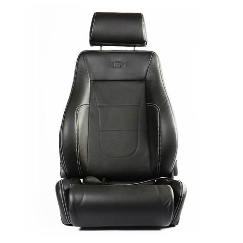 SAAS Seat Trax 4x4 Black Genuine Leather A.D.R