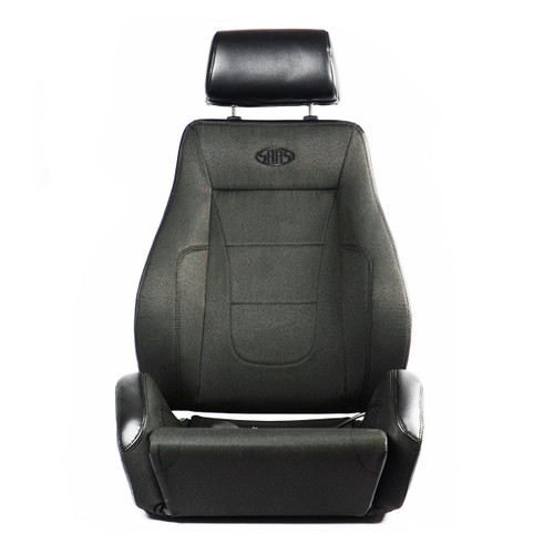 SAAS Seat Sports 4x4 Black PU / Black Cloth A.D.R