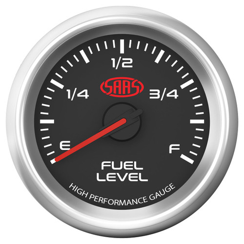 Fuel Fuel Level Gauge 52mm Black Muscle Series 3