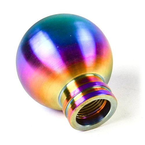SAAS Billet Gear Knob Neo Titanium Finish Ball Weighted