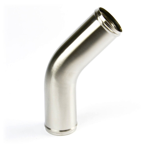 Pipe 57mm x 45Deg S/Steel Finish