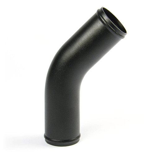 Pipe 63mm x 45Deg Alum Powder Coated Black