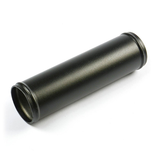 Pipe 57mm x 200mm Alum Powder Coated Black